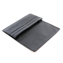 画像をギャラリービューアに読み込む, チャック付札入(皮裏財布) 波兎雪輪文