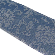 画像をギャラリービューアに読み込む, 紗 ネクタイ 二重蔓牡丹文