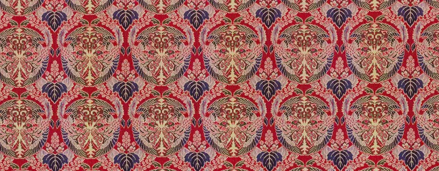Kiri-ni Mukai-houou Maru-mon Nishiki(Brocade with Design of Paulownia ...
