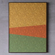 Art panel (Saikimon / gold, orange and green)