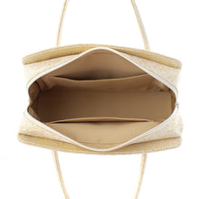 画像をギャラリービューアに読み込む, フォーマルバッグ　菊もみ（白金）
