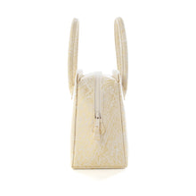 画像をギャラリービューアに読み込む, フォーマル草履バッグセット　菊もみ（白金）
