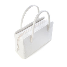 画像をギャラリービューアに読み込む, フォーマル草履バッグセット　菊もみ（白銀）
