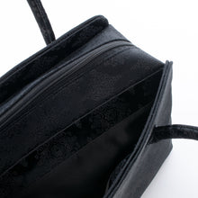 画像をギャラリービューアに読み込む, ブラックフォーマル草履バッグセット　稜華文錦（黒）
