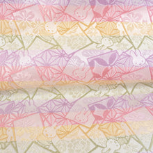 Load image into Gallery viewer, Dashi-bukusa Cloth  &quot;miffy HANA-KARUTA(lavender)&quot;

