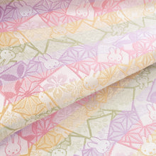 Load image into Gallery viewer, Dashi-bukusa Cloth  &quot;miffy HANA-KARUTA(lavender)&quot;

