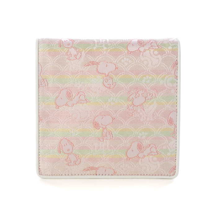 二折札入　スヌーピーと宝さがし（オレンジ）