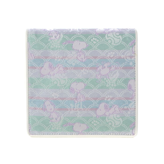 二折札入　スヌーピーと宝さがし（ブルー）