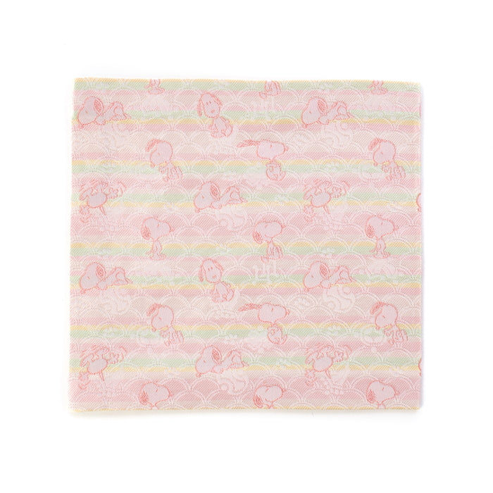 古帛紗　スヌーピーと宝さがし（オレンジ）