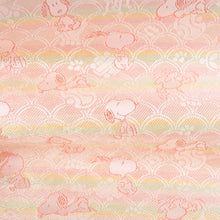 画像をギャラリービューアに読み込む, 古帛紗　スヌーピーと宝さがし（オレンジ）
