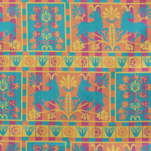 画像をギャラリービューアに読み込む, 古帛紗　聖樹双羊文
