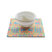 画像をギャラリービューアに読み込む, 古帛紗　聖樹双羊文
