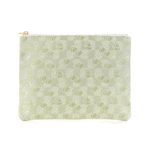 Load image into Gallery viewer, Flat Pouch (Large) &quot;MUKOU-MUKI miffy (green)&quot;

