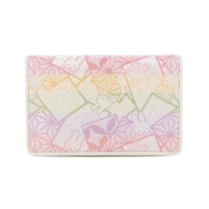 縦型カードケース　ミッフィー花かるた（ラベンダー）