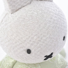 Load image into Gallery viewer, Wooden doll &quot;MUKOU-MUKI miffy (green)&quot;
