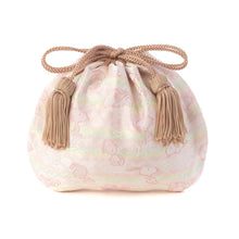 画像をギャラリービューアに読み込む, ミニ巾着　スヌーピーと宝さがし（オレンジ）
