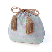 画像をギャラリービューアに読み込む, ミニ巾着　スヌーピーと宝さがし（ブルー）
