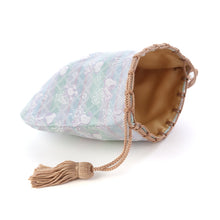 画像をギャラリービューアに読み込む, ミニ巾着　スヌーピーと宝さがし（ブルー）
