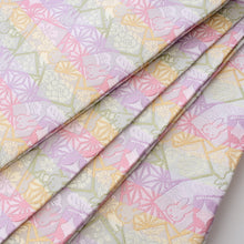 Load image into Gallery viewer, Sitate-nagoya-obi &quot; miffy HANA-KARUTA(lavender)&quot;
