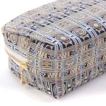 Load image into Gallery viewer, Square Pouch - Brocade with Colored Shell Pattern
