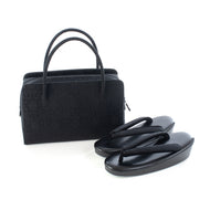 Formal zori bag set, grape arabesque brocade (copy)