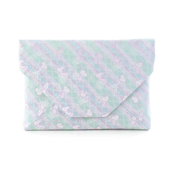 数寄屋袋　スヌーピーと宝さがし（ブルー）