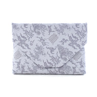 数寄屋袋　慶寿龍鳳錦