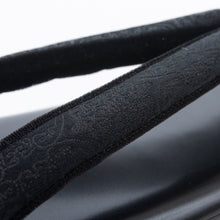 画像をギャラリービューアに読み込む, ブラックフォーマル草履バッグセット　葡萄唐草文錦（黒）
