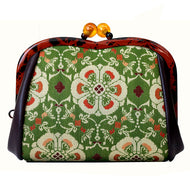 3.5ラクトコイン入　花鳥梅花文錦