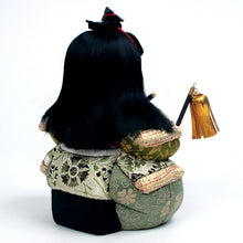 画像をギャラリービューアに読み込む, 龍村美術織物裂地使用 木目込み武者人形
