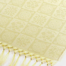 Load image into Gallery viewer, Table Runner in Patterned Sha-weave (seasonal item) (30x80cm) (The &quot;Enshu&quot;Brocade with Seven Treasures Pattern)
