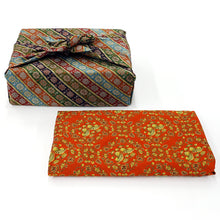 Load image into Gallery viewer, Furoshiki (Japanese Wraping Cloth) (60x60cm) (Yagi Kaki Mon Nishiki)
