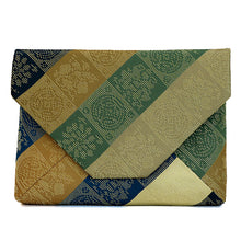 Load image into Gallery viewer, Sukiya Pouch (Tea-things) (for men) (The &quot;Enshu&quot;Brocade with Seven Treasures Pattern)
