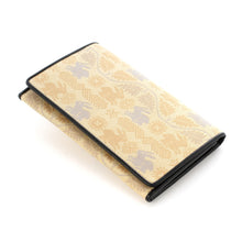 Load image into Gallery viewer, Leather-lined business card case, Swedish flower rabbit
