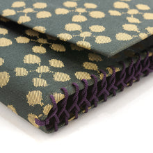 Load image into Gallery viewer, Kaishi Paper Container (Tea-things) (for men) (&quot;Rikyu&quot; Brocade)
