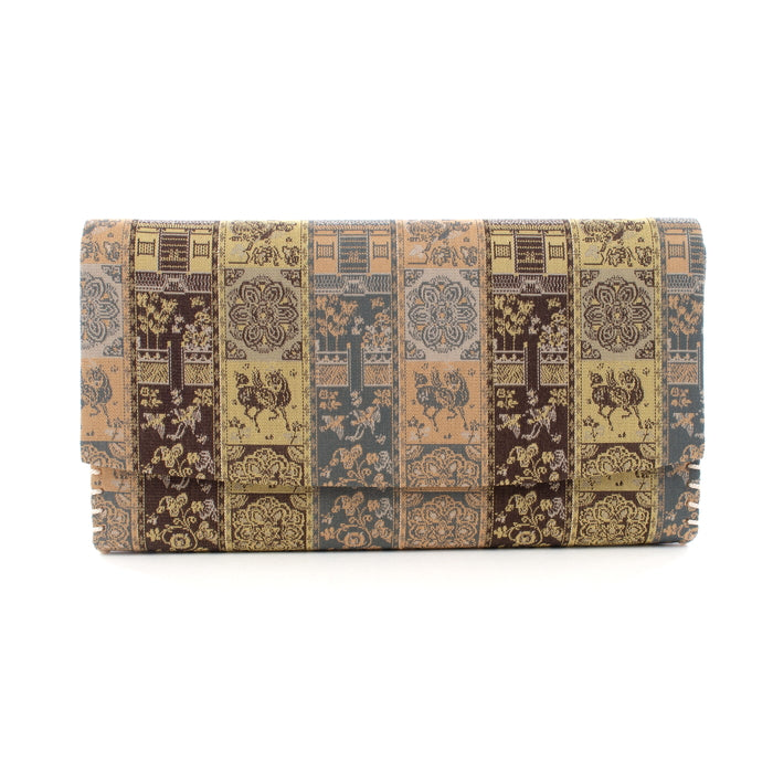 懐紙入　紅牙瑞錦