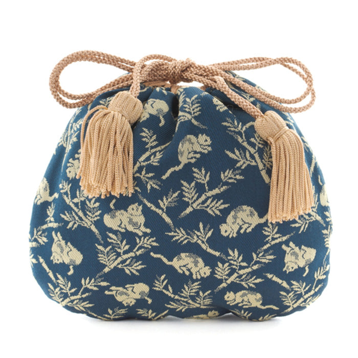 Small Pouch (Chiku-Rin Neko Tsunagi-Mon Nishiki)